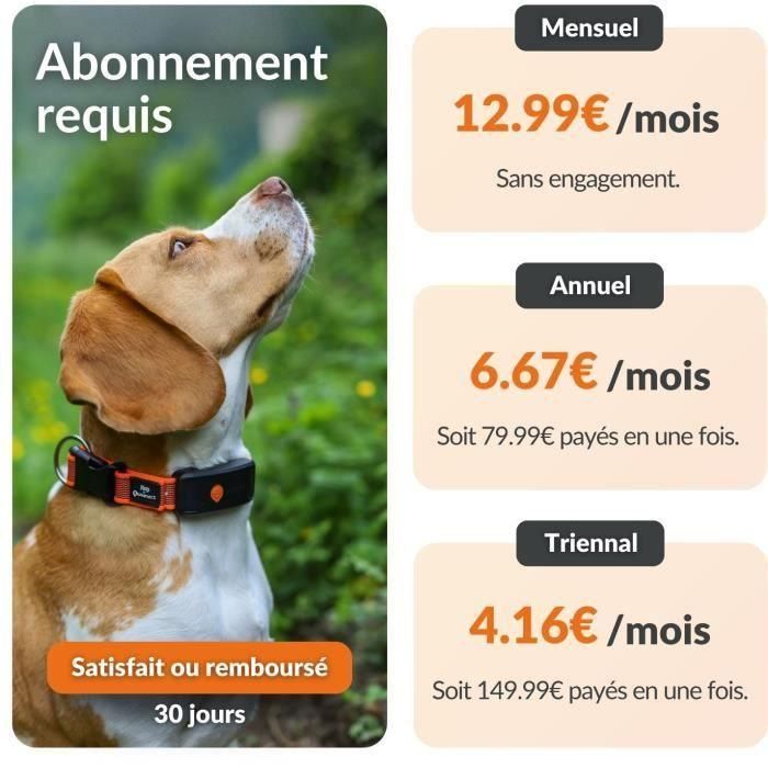 Weenect WEE3770000300796 Collar GPS para perros Dog XT Antena XL Resistente al agua compatible Julius-K9 Negro - Requiere suscripción 5 Weenect WEE3770000300796 Collar GPS para perros Dog XT Antena XL Resistente al agua compatible Julius-K9 Negro - Requiere suscripción 5
