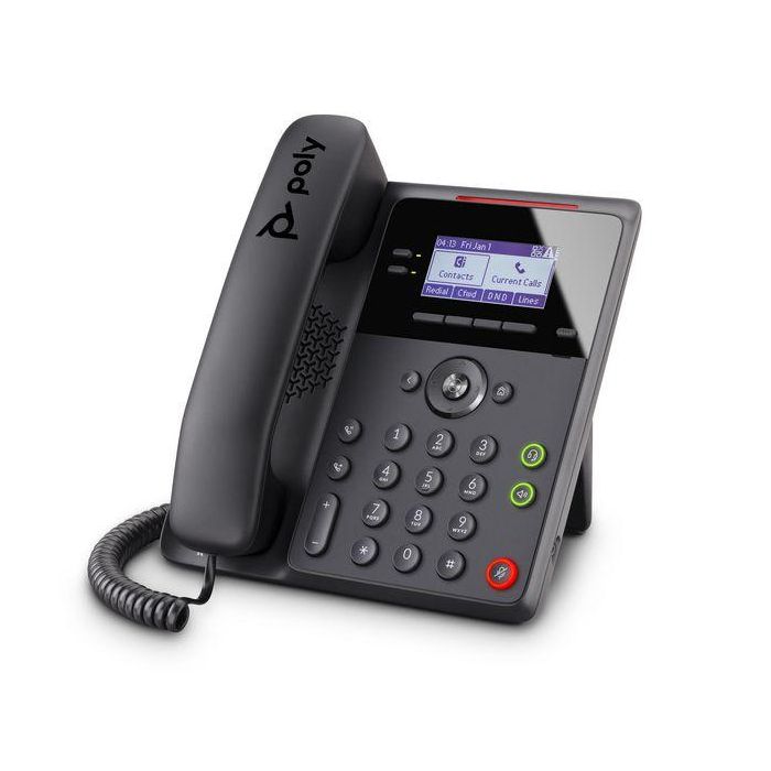 HP Poly Edge B30 Teléfono IP con PoE - Audio de Calidad y Diseño Elegante, Teclas Iluminadas, Fácil de Usar 1