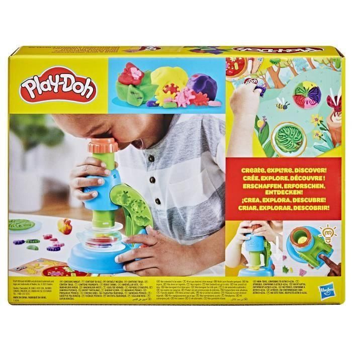 Play-Doh G0494 Microscopio Luminoso - Juego de Ciencias con Masa para Moldear, Estampar y Examinar - Edad 3+ 3 Play-Doh G0494 Microscopio Luminoso - Juego de Ciencias con Masa para Moldear, Estampar y Examinar - Edad 3+ 3