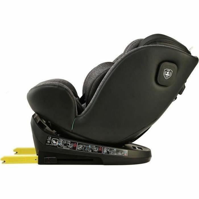 Silla de coche giratoria - BBGO - Wondersafe - Desde el nacimiento hasta los 12 años - I-SIZE 40-150 cm - Anclaje superior ISOFIX - Gris - Fibra de bambú - Piel sintética 4 Silla de coche giratoria - BBGO - Wondersafe - Desde el nacimiento hasta los 12 años - I-SIZE 40-150 cm - Anclaje superior ISOFIX - Gris - Fibra de bambú - Piel sintética 4