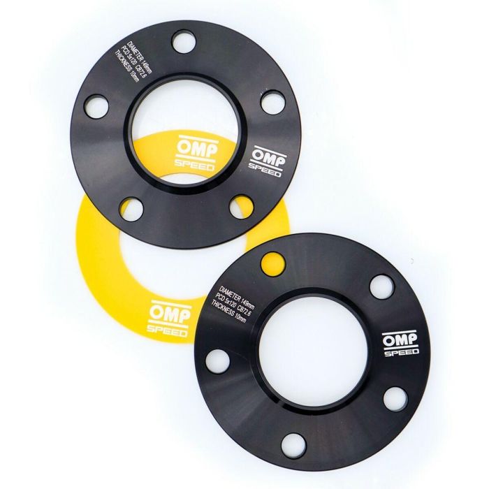 Omp OMPS09151001 Juego de Separadores de Rueda 10mm 5x120 Cb.H 72.6/Cb.W 72.6 Tornillos Cónicos M12x1.5 + M14x1.25 Omp OMPS09151001 Juego de Separadores de Rueda 10mm 5x120 Cb.H 72.6/Cb.W 72.6 Tornillos Cónicos M12x1.5 + M14x1.25