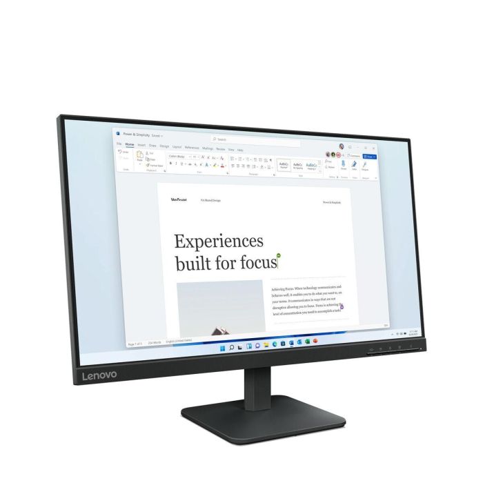 Monitor Lenovo 68C2KAC1EU Full HD 24" 23,8" 33 Monitor Lenovo 68C2KAC1EU Full HD 24" 23,8" 33
