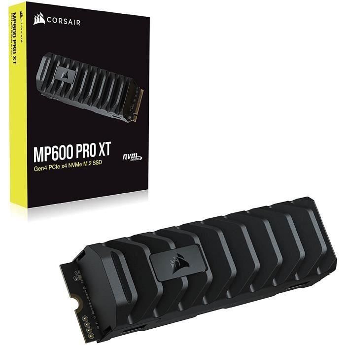 Unidad de estado sólido Corsair MP600 PRO XT - NVMe PCIe M.2 de 2 TB (CSSD-F2000GBMP600PXT) 3