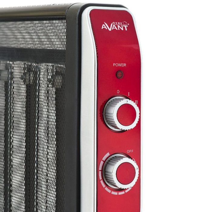 Avant Mica-TECH Radiador de Mica con Termostato Regulable, 2 Potencias 2000W, Modelo AVANT