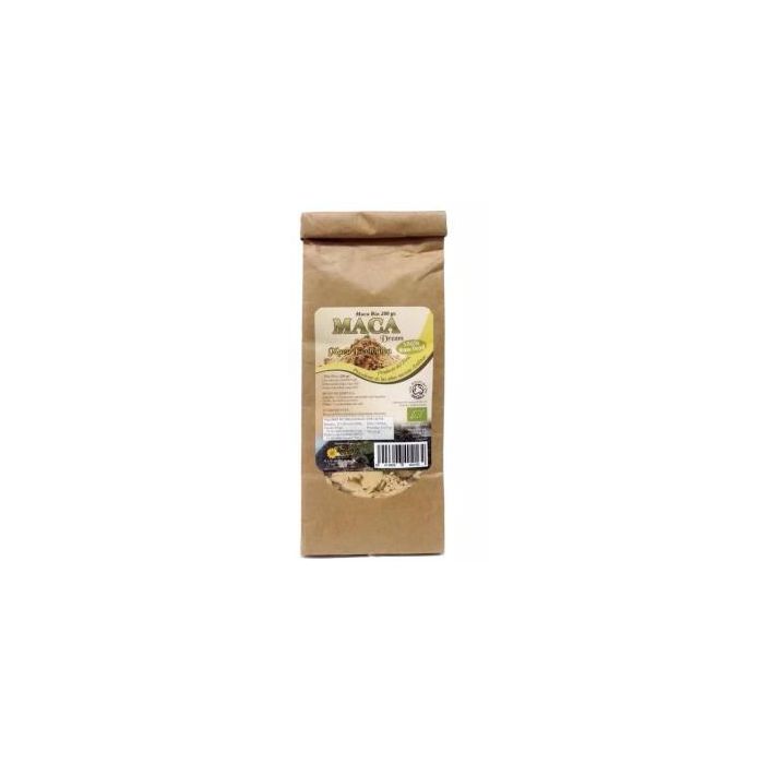 DREAM FOODS Maca Cruda en Polvo Ecológica 200g - Producto Orgánico del Perú para Energía y Bienestar Natural