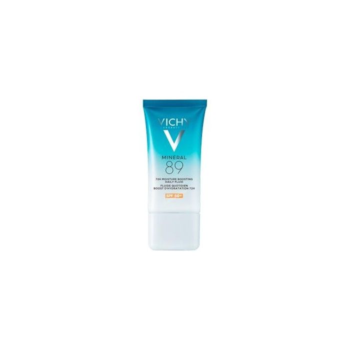 Vichy MINÉRAL 89 Fluido Diario Hidratante 72H con SPF50+ 50 ml - Piel Fresca y Protegida