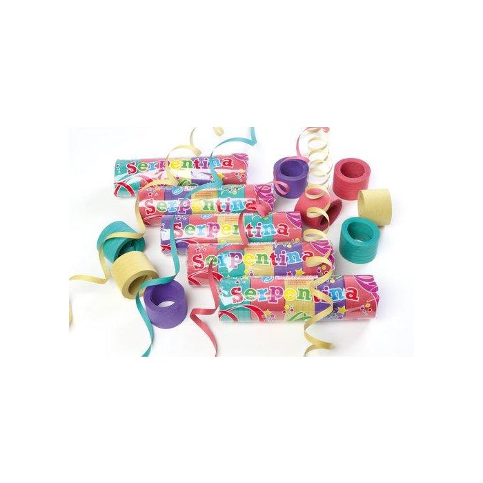 Serpentina Plus 25 Rollos (Set de 10)