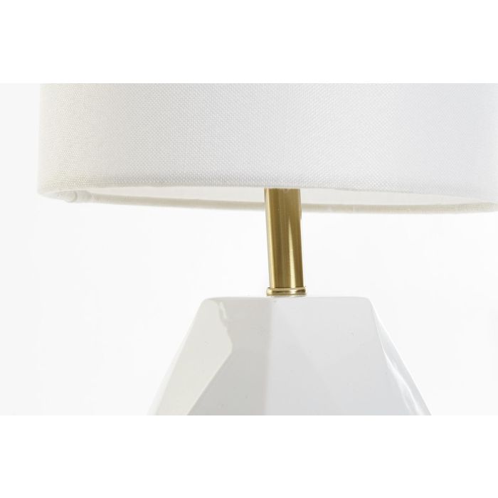Lampara Sobremesa DKD Home Decor Blanco Dorado 20 x 37 x 20 cm 2 Lampara Sobremesa DKD Home Decor Blanco Dorado 20 x 37 x 20 cm 2