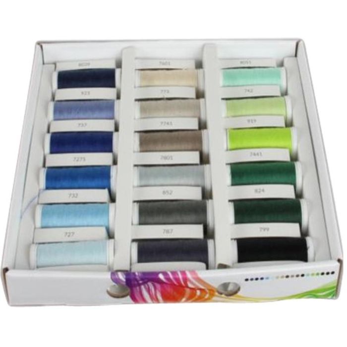 Ackermann Hilo de Coser Universal 120, Multi, Poliéster, 200m - Caja Surtido 36 Unidades 2 Ackermann Hilo de Coser Universal 120, Multi, Poliéster, 200m - Caja Surtido 36 Unidades 2