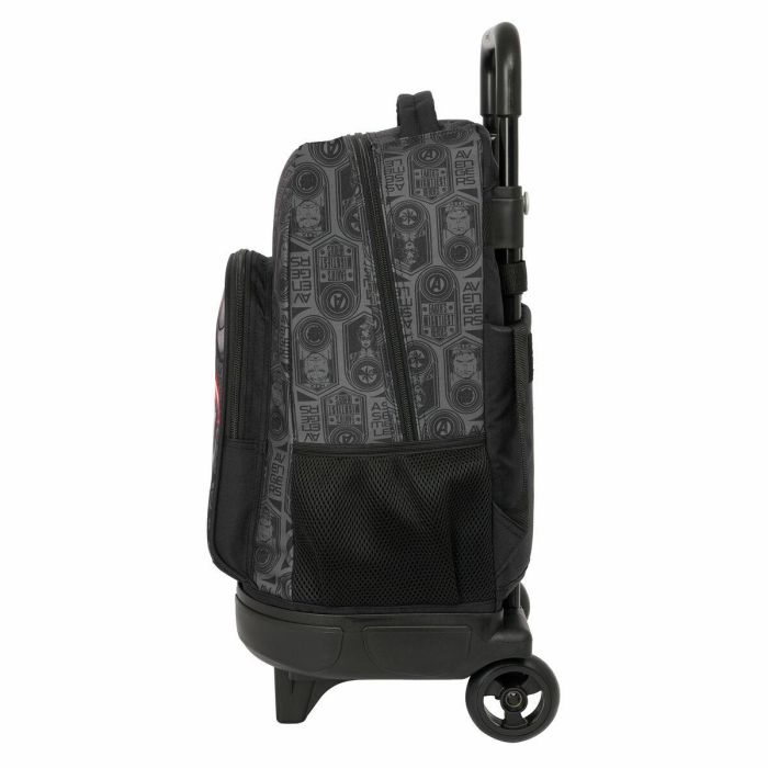 Mochila Safta Grande Con Ruedas Compact Extraible Avengers Vendetta 450x330x220 mm 1 Mochila Safta Grande Con Ruedas Compact Extraible Avengers Vendetta 450x330x220 mm 1