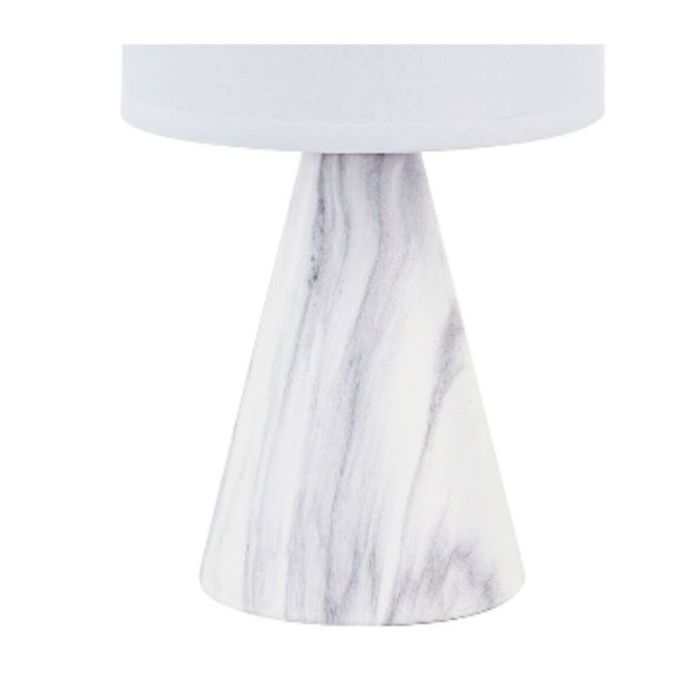Lámpara de mesa Versa Blanco Cerámica 12,5 x 24,5 x 12,5 cm 1