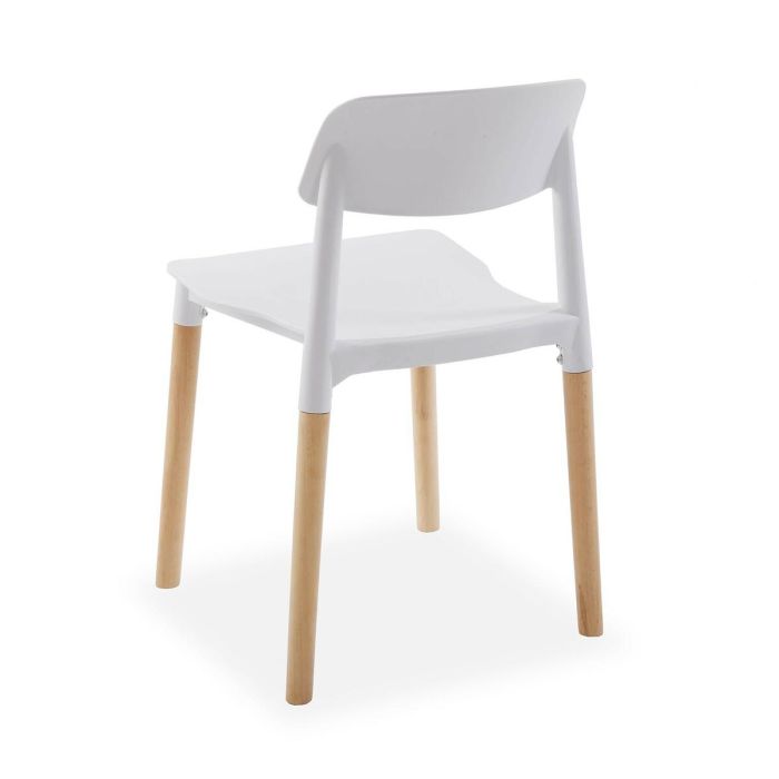 Silla Versa Blanco 45 x 76 x 42 cm (4 Unidades) 2