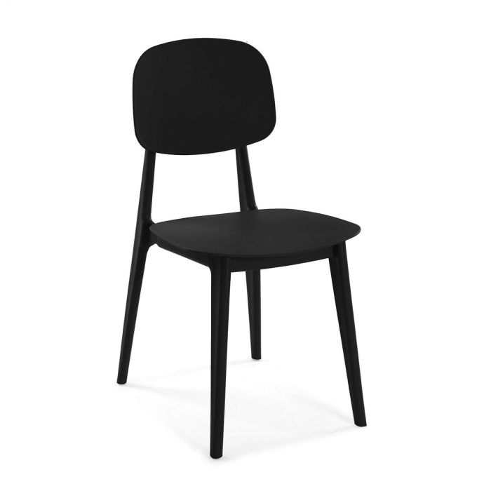 Silla Versa Negro 39,5 x 80 x 41,5 cm (4 Unidades) 4