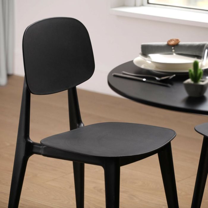 Silla Versa Negro 39,5 x 80 x 41,5 cm (4 Unidades) 3