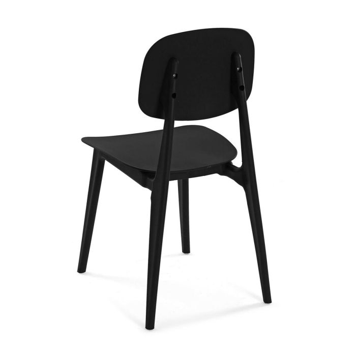 Silla Versa Negro 39,5 x 80 x 41,5 cm (4 Unidades) 2