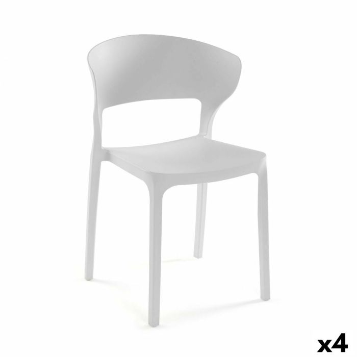 Silla Versa Blanco 39,5 x 79 x 41,5 cm (4 Unidades)