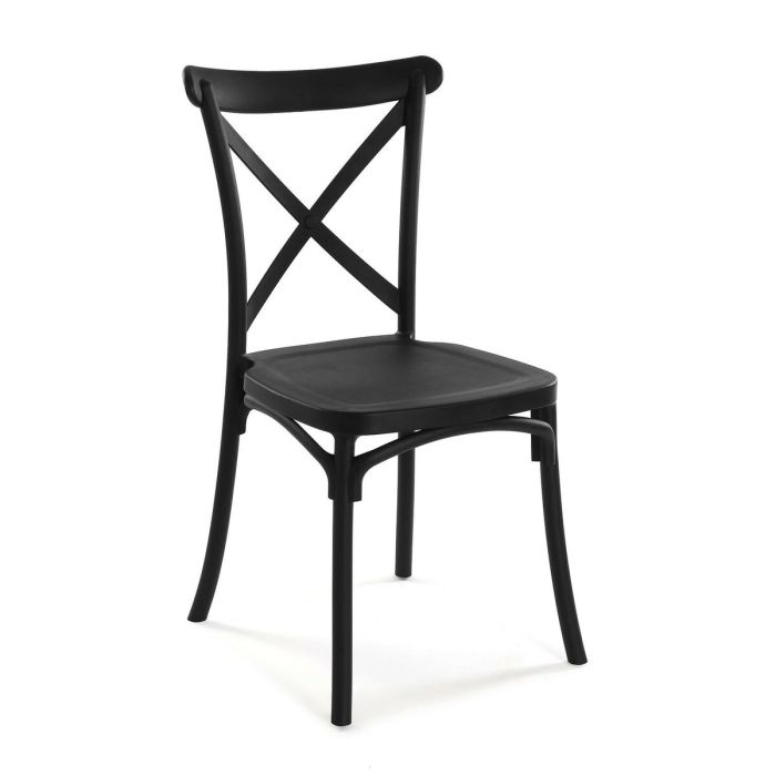 Silla Versa Negro 43 x 88 x 43 cm (4 Unidades) 4