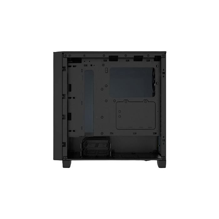 Corsair CC-9011251-WW 3000D Torre Media ATX, Panel de Vidrio Templado Negro con Iluminación RGB Multicolor, para Juegos y Montaje de PC