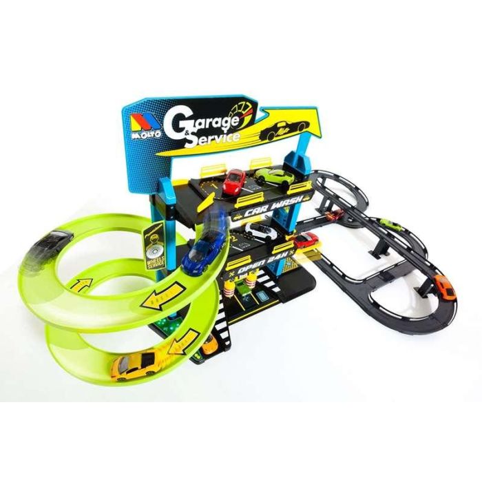 Parking 3 plantas mas pistas con 5 coches 59x55x33 cm 4 Parking 3 plantas mas pistas con 5 coches 59x55x33 cm 4