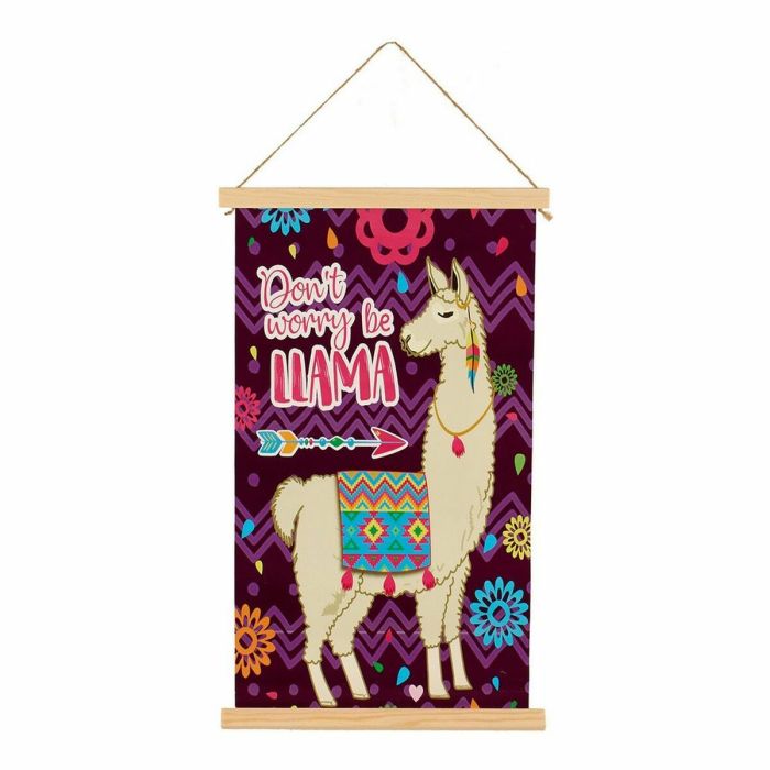 Lienzo Llama (1 x 54 x 33 cm) (24 Unidades) 2