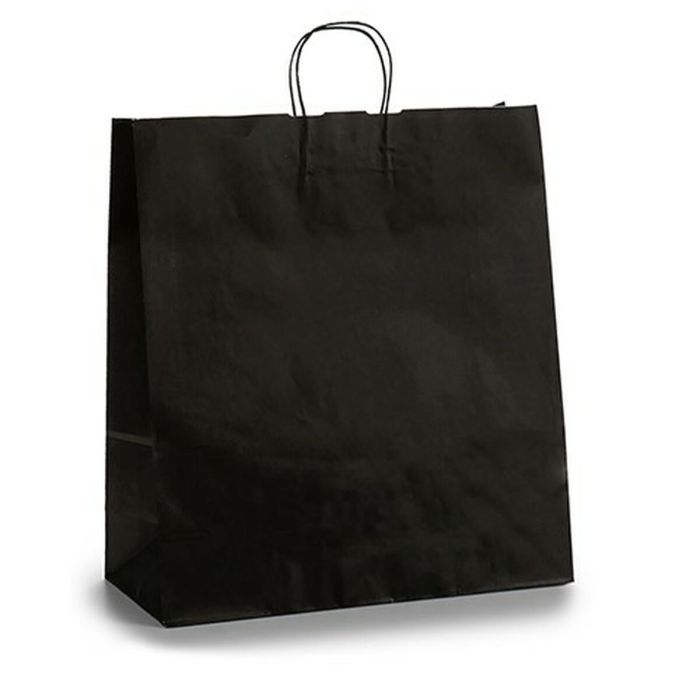 Bolsa de Papel Negro 16 x 57,5 x 46 cm (25 Unidades) 1