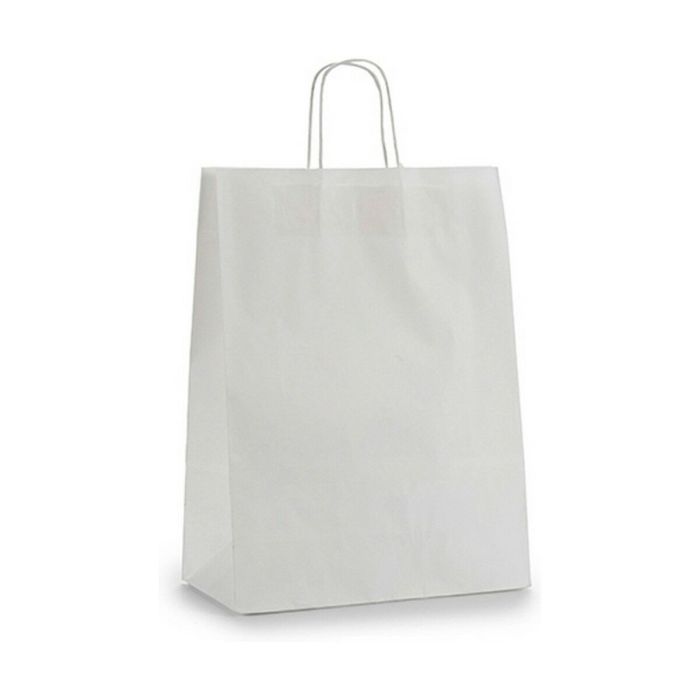 Bolsa de Papel Blanco (32 X 12 X 50 cm) (25 Unidades) 1