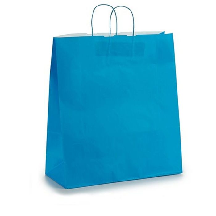 Bolsa de Papel Azul 16 x 57,5 x 46 cm (25 Unidades) 1