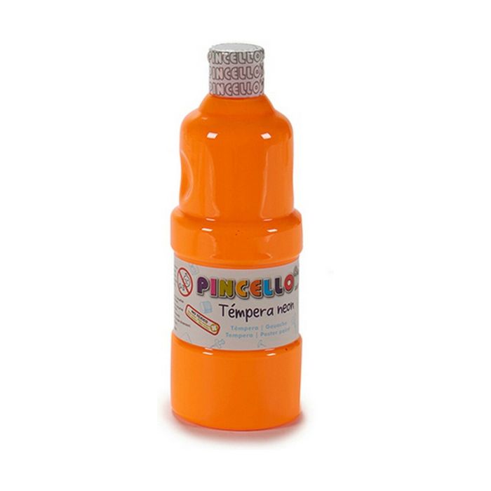 Témperas Neon Naranja 400 ml (6 Unidades) 1