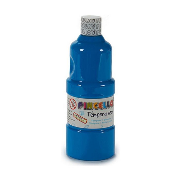 Témperas Neon Azul 400 ml (6 Unidades)