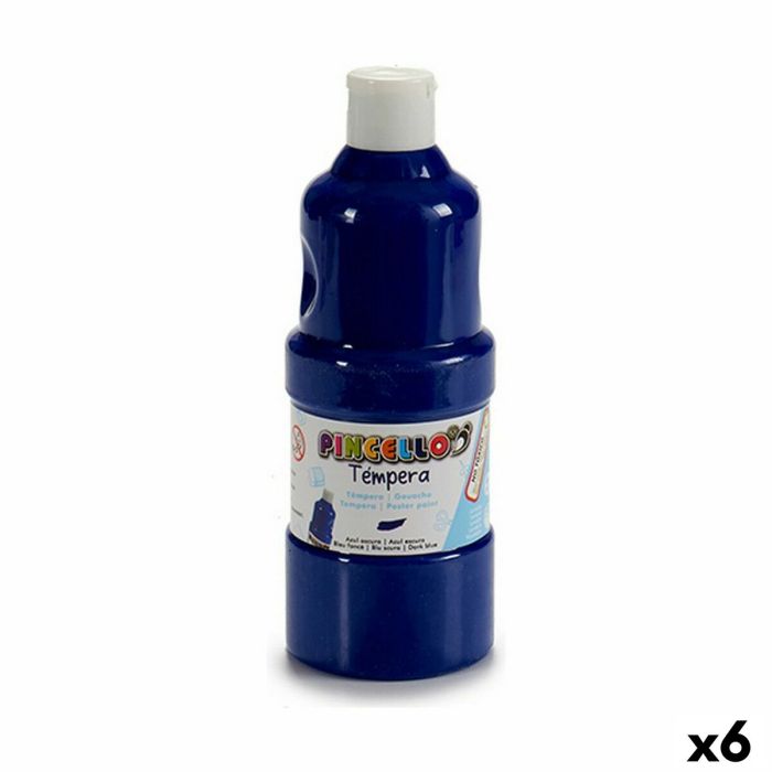 Témperas Azul oscuro 400 ml (6 Unidades)
