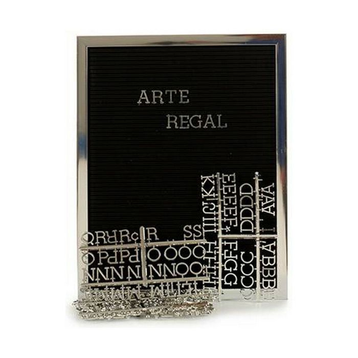 Cuadro Plateado Negro Panel 144 Letras (2,5 x 50,5 x 40,5 cm) (12 Unidades) 1