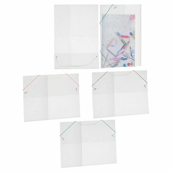 Carpeta Portafolios Transparente (1 x 26 x 35,5 cm) (12 Unidades) 1