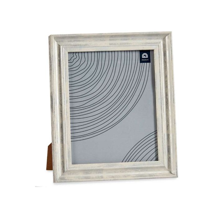 Marco de Fotos Cristal Plateado Madera Marrón Plástico (26 x 2 x 31 cm) (6 Unidades) 1