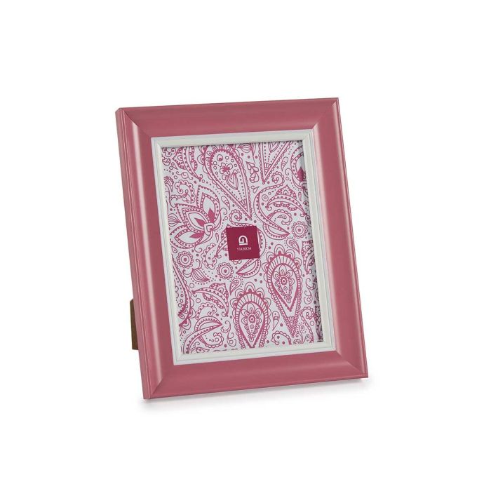Marco de Fotos Cristal Rosa Plástico (6 Unidades) (2 x 26 x 21 cm) 1