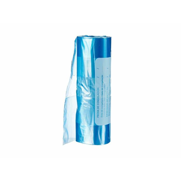 Bolsa para congelador 22 x 35 cm Azul Polietileno 30 unidades 1