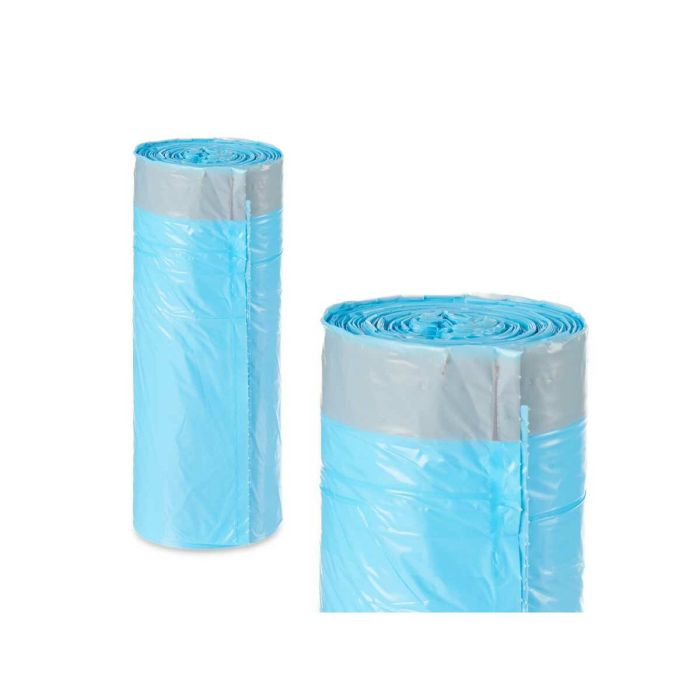 Bolsas de Basura Azul Polietileno 15 Unidades (30 L) 2