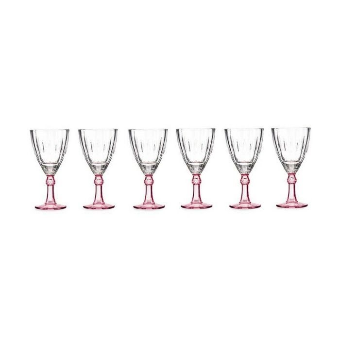 Copa de vino Cristal Rosa 6 Unidades (275 ml) 1
