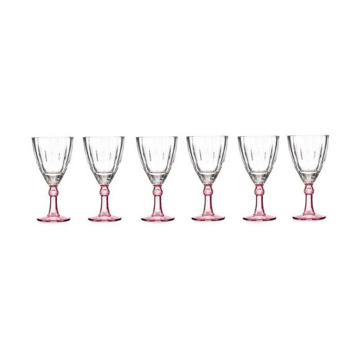 Copa de vino Cristal Rosa 6 Unidades (275 ml) 1 Copa de vino Cristal Rosa 6 Unidades (275 ml) 1