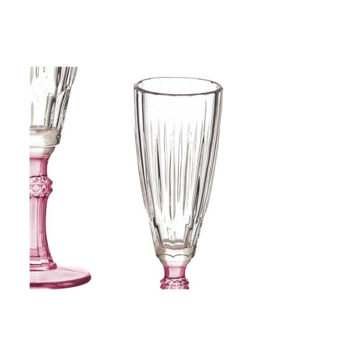 Copa de champán Cristal Rosa 6 Unidades (170 ml) 1