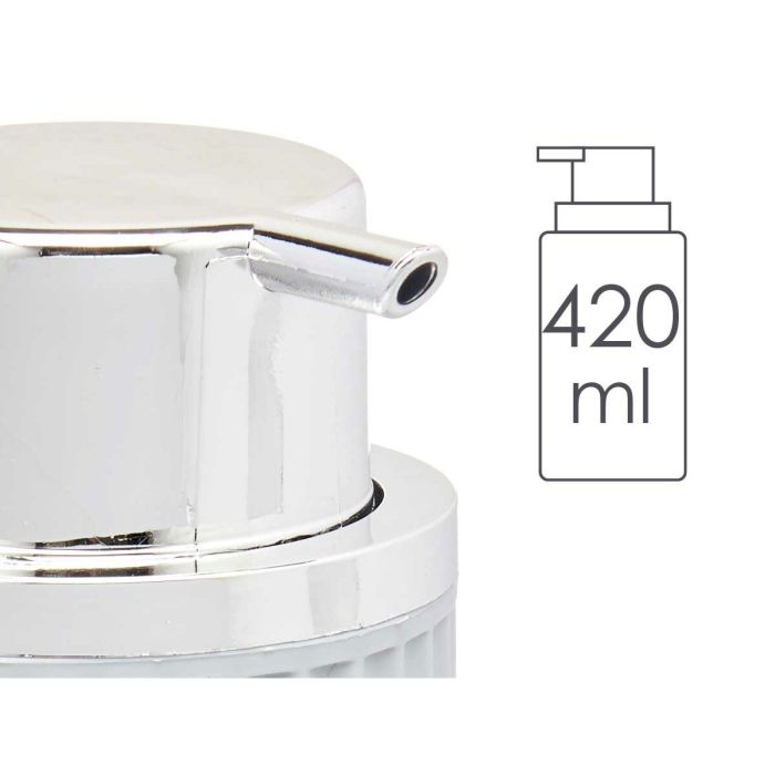 Dispensador de Jabón Gris Plástico 32 unidades (450 ml) 1