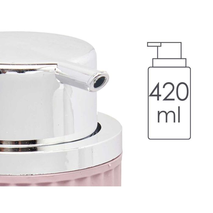 Dispensador de Jabón Rosa Plástico 32 unidades (420 ml) 1