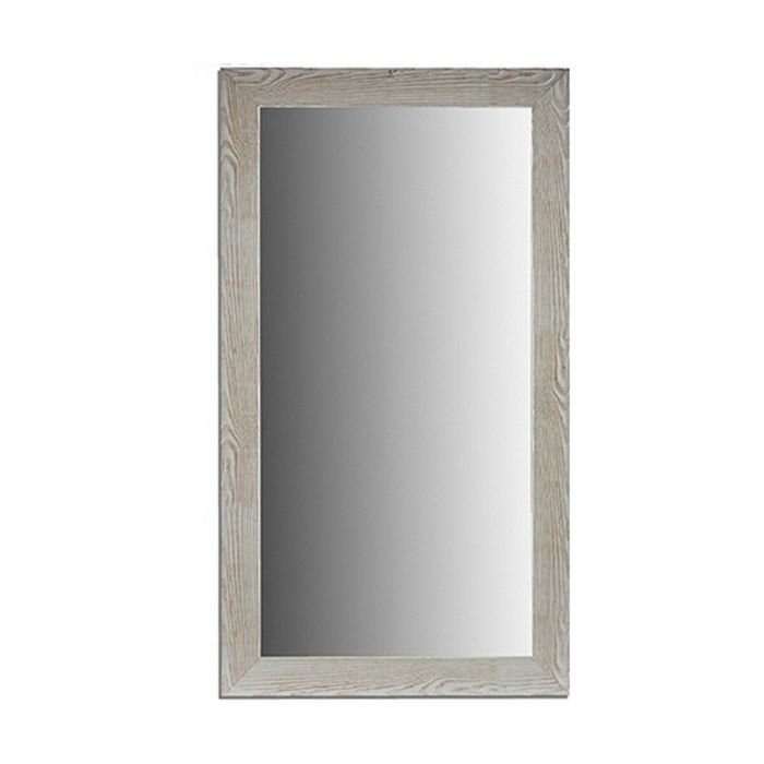 Espejo de pared Madera Blanco Vidrio (75 x 136 x 1,5 cm) (2 Unidades) 1