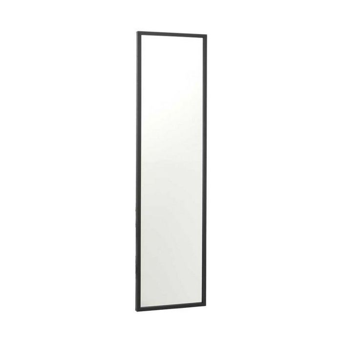 Espejo de pared 30 x 120 cm Negro Madera MDF (2 Unidades) 2