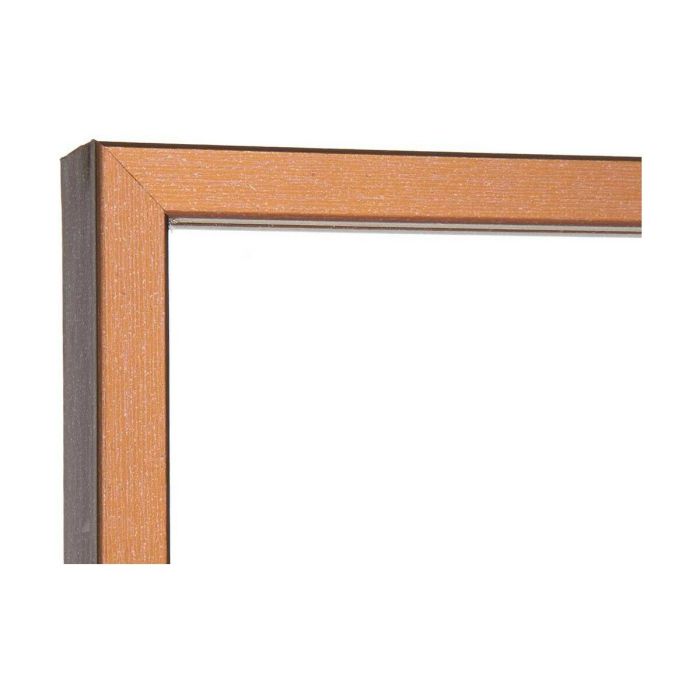 Espejo de pared 30 x 120 cm Bronce Madera MDF (2 Unidades) 1