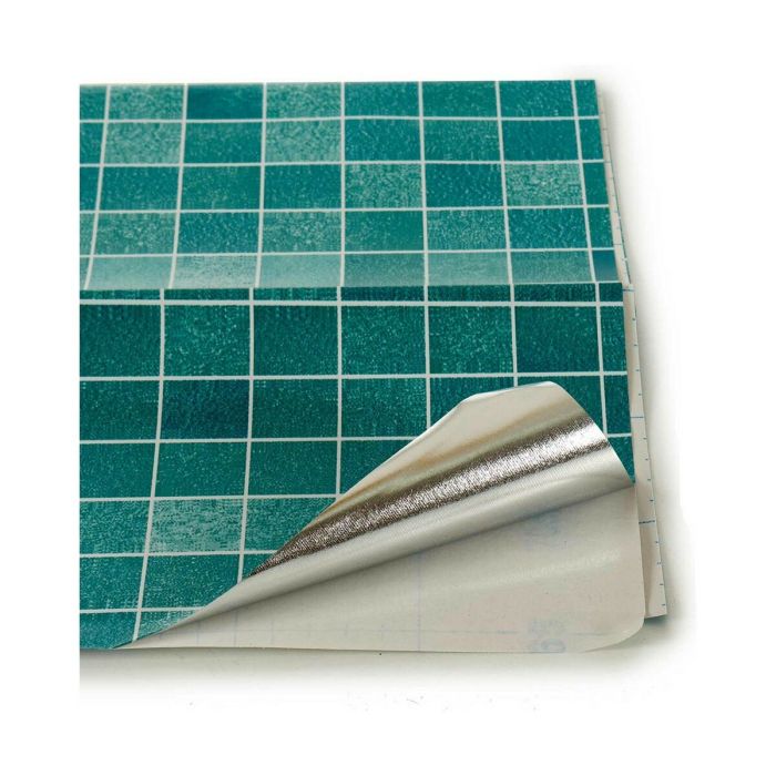 Papel adhesivo Cuadrados 60 x 90 x 1 cm (12 Unidades) 2
