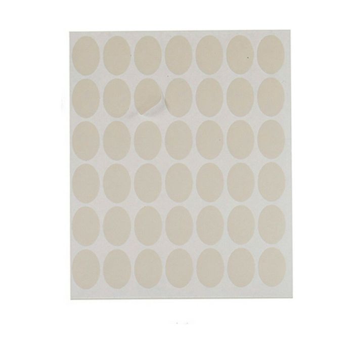 Etiquetas adhesivas Blanco 17 x 24 mm Ovalado (12 Unidades) 1