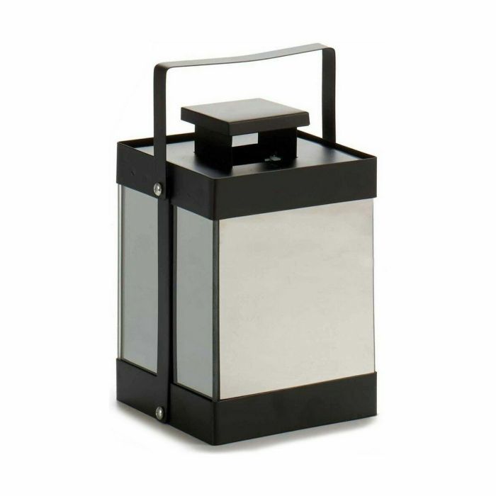 Farol LED Negro Espejo 12,5 x 18,5 x 12,5 cm (6 Unidades) 2