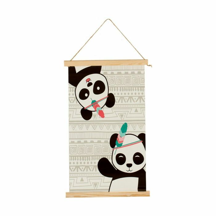Decoración de Pared Oso Panda 1 x 54 x 33 cm (24 Unidades) 3