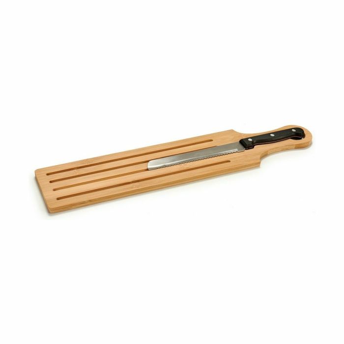 Tabla de Bambú para Cortar Pan Bambú 10,5 x 2,5 x 49,5 cm (12 Unidades) 2