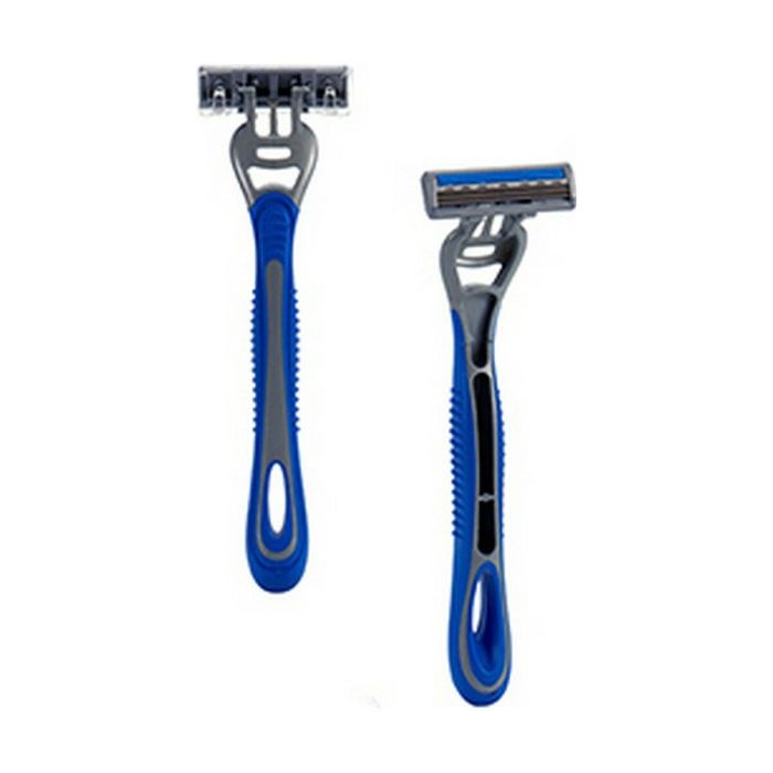 Maquinillas de Afeitar Desechables Azul (12 Unidades) 2